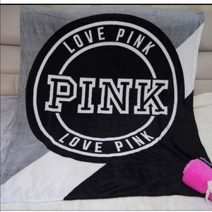 Victoria secret pink blanket